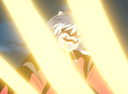 Inuyasha against his own Wind Scar