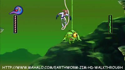 Mahalovideogames-EarthwormJimHDWalkthroughSnotAProblem456