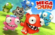 Mega run title screen