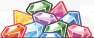 Crystals in cart