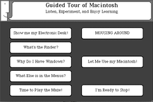 Guided Tour 1983 Welcome Screen