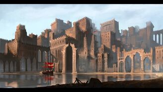 Desert port city by ravirr17-d5rsb4t
