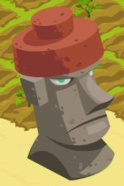 Giant moai
