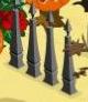 Gothic fence post