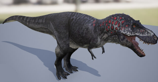 File:The Stomping Land Tyrannosaurus Default Skin The Isle.jpg
