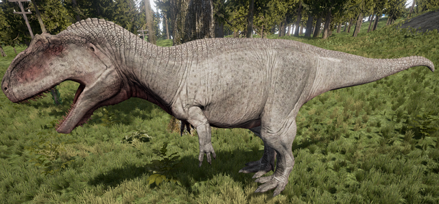 File:Albino Giganotosaurus The Isle.png