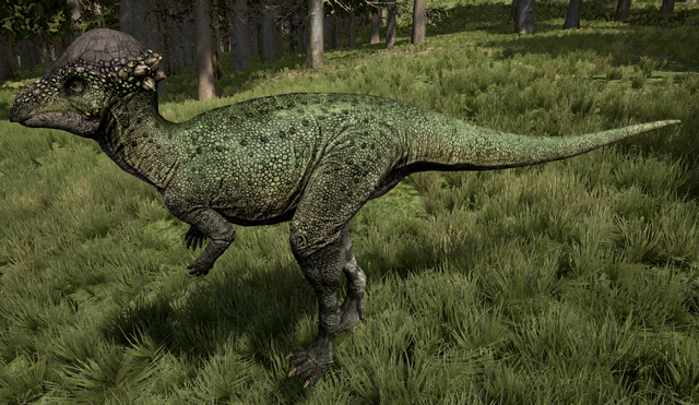 File:Green Pachycephalosaurus The Isle.png
