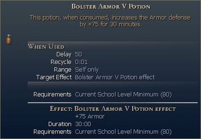 Bolster Armor Potion