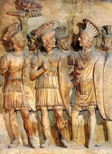 Praetorian GuardSoldiers basrelief cropped