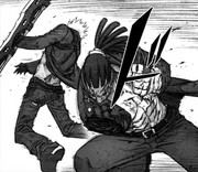 Giant Elbow Strikes Alligator