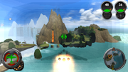Brink Island exterior screen