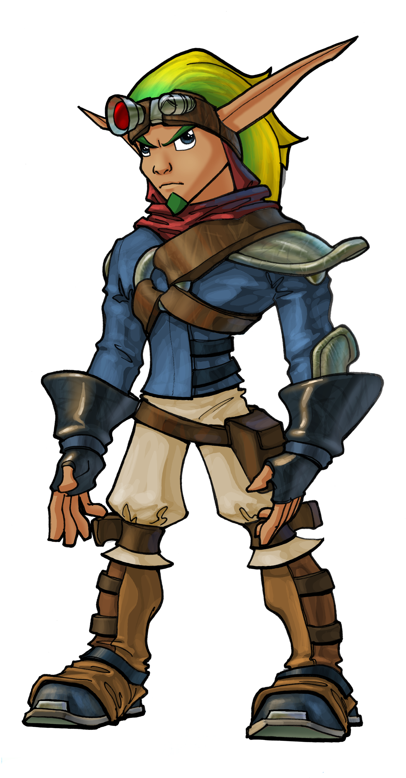Image - Jak from Jak II concept art.png | Jak and Daxter Wiki | FANDOM ...
