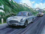 Tilly behind Bond