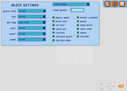 Platform Racing 3 - Item Block Options