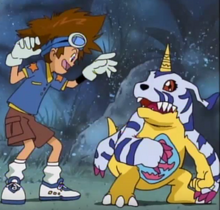 Tai and Gabumon