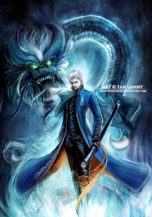 Vergil with dragon