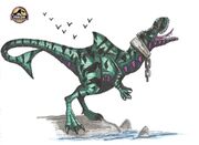 Chaos effect megalodontosaurus by hellraptor-d39h84v