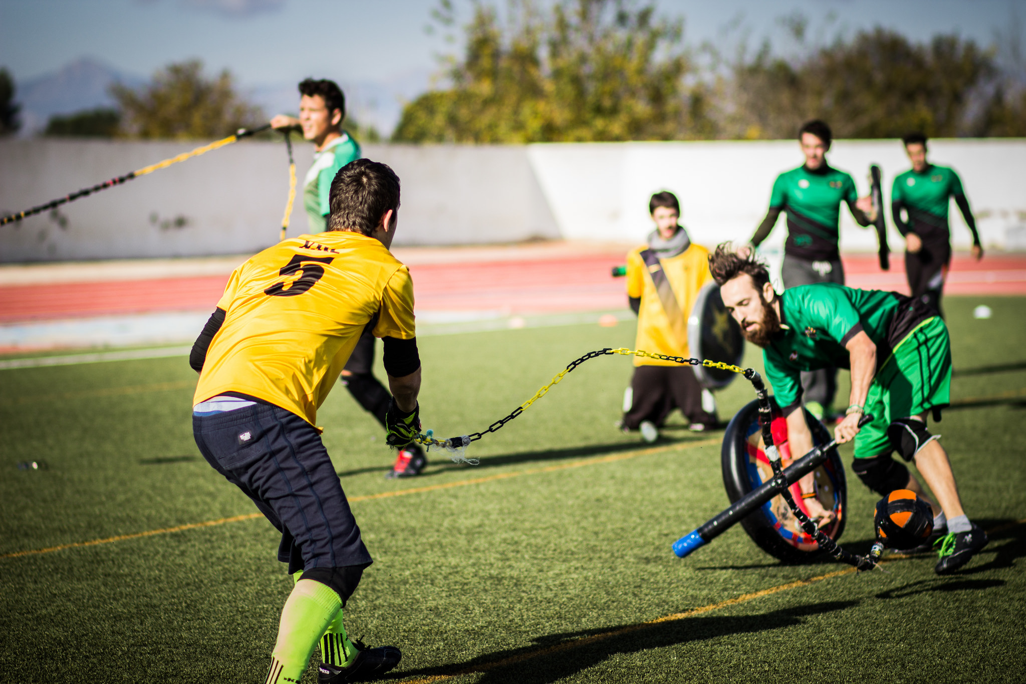 Jugger Salto Kette Escudo