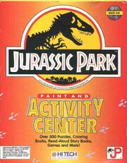 Jurassic Park Paint and Activity Center front