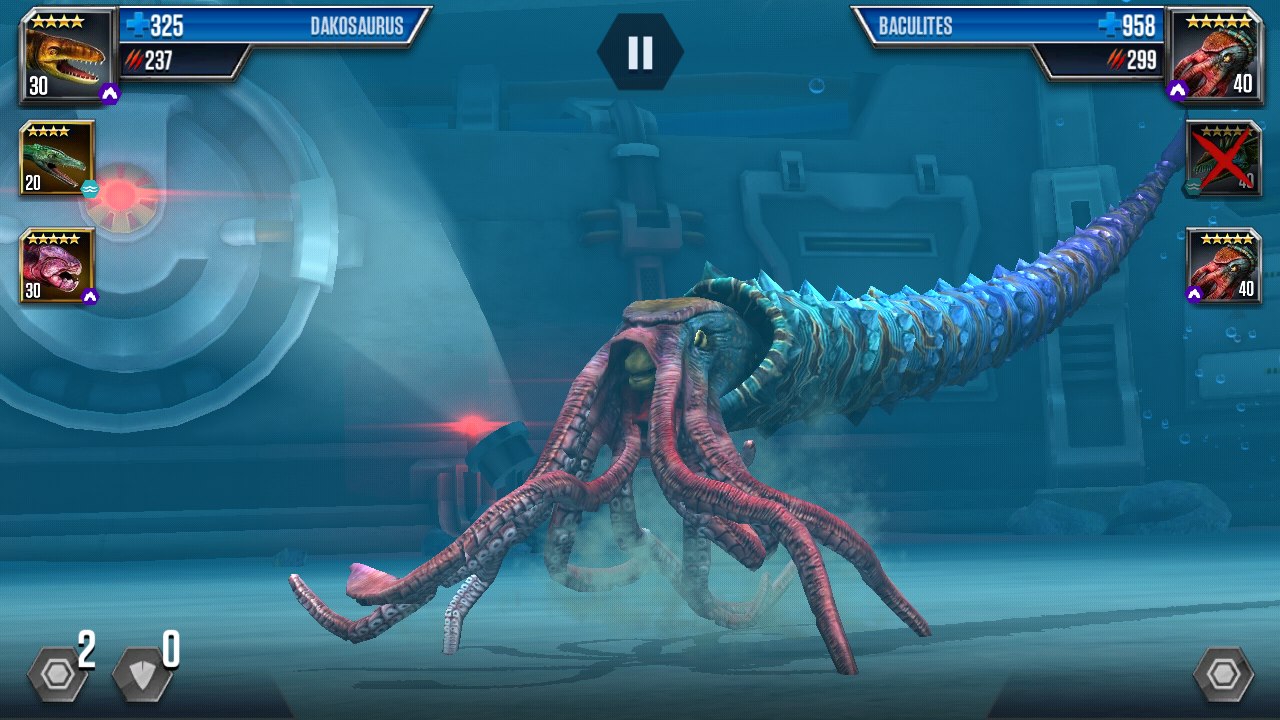 all aquatic dinosaurs in jurassic world the game