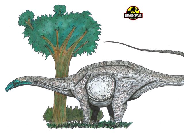 File:Jurassic Park Apatosaurus by hellraptor.jpg