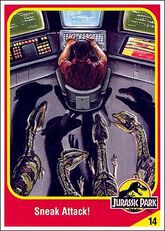 Dennis nedry collector card