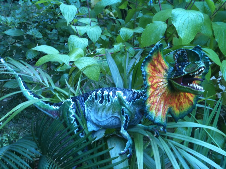Image - Dilophosaurus spitter by spinojp-d3ijpqw.jpg | Jurassic Park wiki | FANDOM powered by Wikia