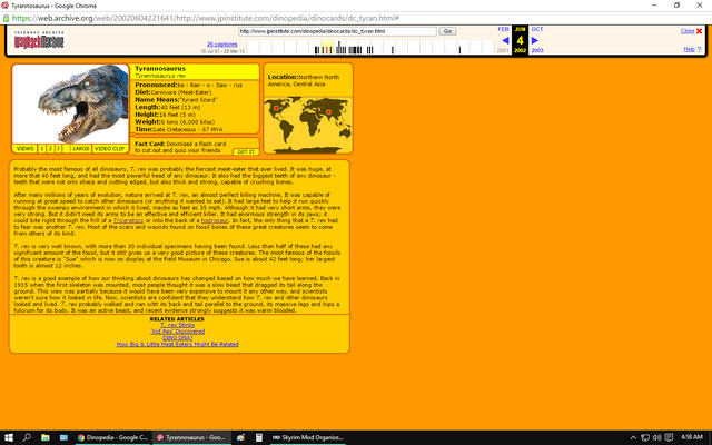 File:Tyrannosaurus Rex Profile.png