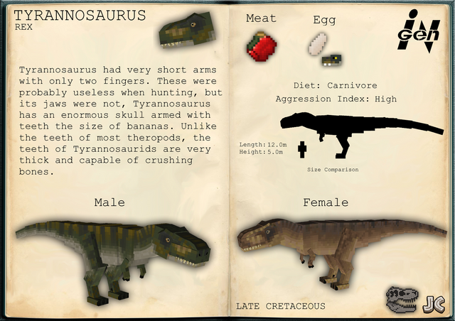 File:Ingen file tyrannosaurus by jurassicraftmod-dab35rd.png