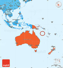 Political-shades-simple-map-of-australia-oceania