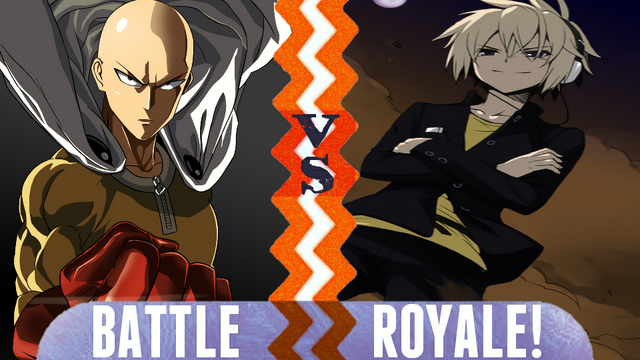 File:Battle Royale Saitama vs Sakamaki Izayoi.png