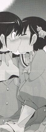 Chihiro and Keima second kiss