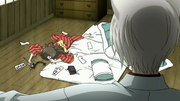 Nanami passed out