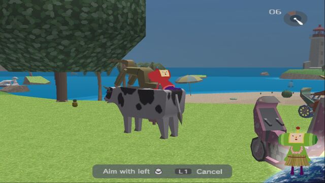 File:Miso enjoying her joyride on a cow and a local citizen..jpg