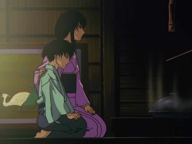 File:Tomoe introduced her brother to Kenshin in Trust & Betrayal OVA.jpg