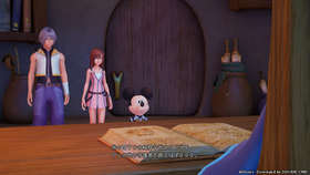 Riku, Kairi, Mickey y Yen Sid KHHD2.8.png