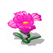Glass flower purple premium last