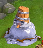 Snowman melted