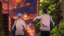 La amistad entre Kuroko y Aomine