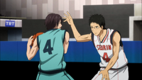 Takuma against Hyuga