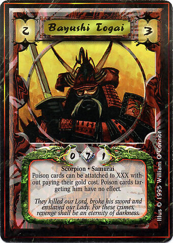 File:Bayushi Togai-card.jpg