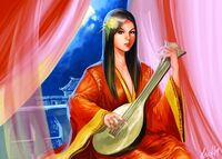 Biwa Player