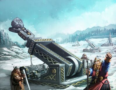 Warhammer Lanzaagravios Enanos por Jorge Maese Faroldjo.jpg