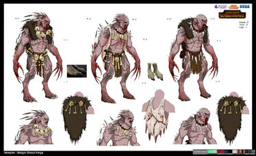 Rey Necrófago Strigoy boceto por Theo Stylianides Warhammer Online