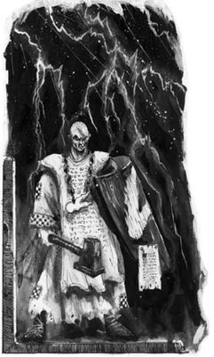 Sacerdote guerrero mordheim arte