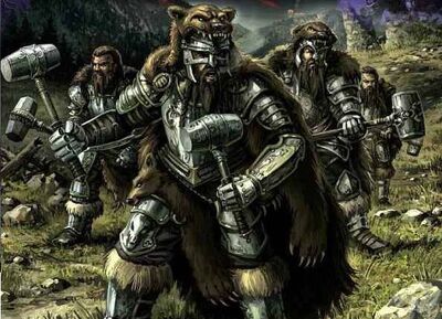 Guerreros de Ulric por Chris Trevas Imperio Caballeros Lobo Guardia Teutógena.jpg