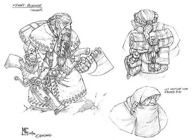 Boceto Montaraz Enano por Mark Gibbons
