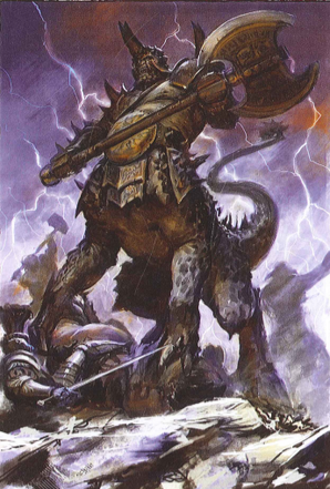 Ogro dragón ilustración