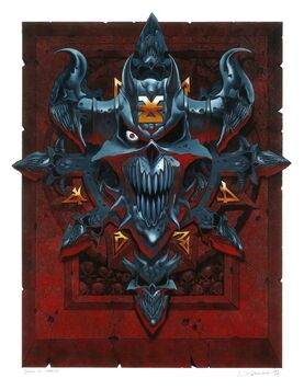 Icono de Khorne por Wayne England