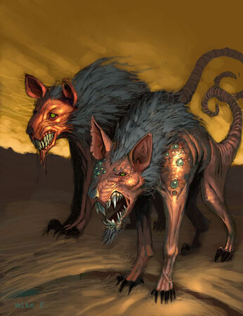 Ratas Lobo de Mike Franchina Skavens